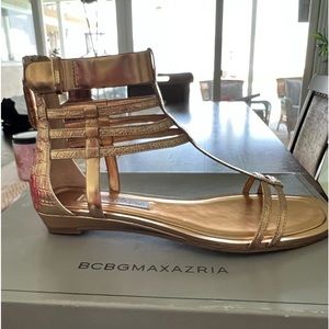 BNWB BCBG SIZE 6.5 gladiator sandals